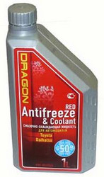 Купить антифриз по выгодной ценеDragon Antifreeze&Coolant 1л. | Артикул DAFRED01