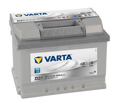 Аккумуляторная батарея Varta 61 А/ч, 600 А