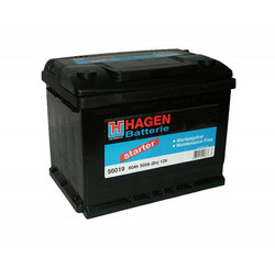Аккумуляторная батарея Hagen 60 А/ч, 500 А