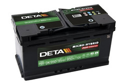 Аккумуляторная батарея Deta 95 А/ч, 850 А