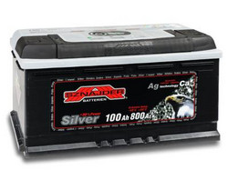 Аккумуляторная батарея Sznajder 100 А/ч, 800 А