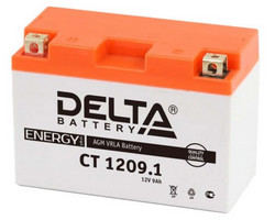 Аккумуляторная батарея Delta 9 А/ч, 135 А