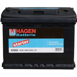Аккумуляторная батарея Hagen 55 А/ч, 460 А