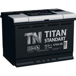 Аккумуляторная батарея Titan 55 А/ч, 470 А