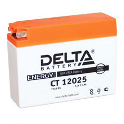 Аккумуляторная батарея Delta 2,5 А/ч, 40 А
