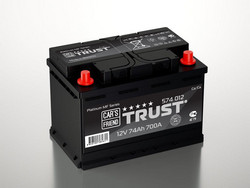 Аккумуляторная батарея Trust 74 А/ч, 700 А