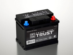 Аккумуляторная батарея Trust 55 А/ч, 520 А