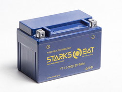 Аккумуляторная батарея Starksbat 9 А/ч, 135 А