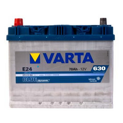 Аккумуляторная батарея Varta 70 А/ч, 630 А