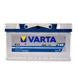 Аккумуляторная батарея Varta 80 А/ч, 740 А