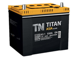 Аккумуляторная батарея Titan 62 А/ч, 550 А