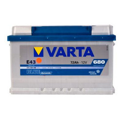 Аккумуляторная батарея Varta 72 А/ч, 680 А