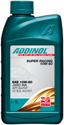 Каталог подбора моторных масел LineParts Addinol Super Racing 10W-60, 1л Синтетическое | Артикул 4014766070333